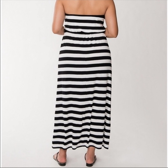 Lane Bryant Striped Strapless Plus Size Maxi Dress Size 26/28 - Picture 2 of 6